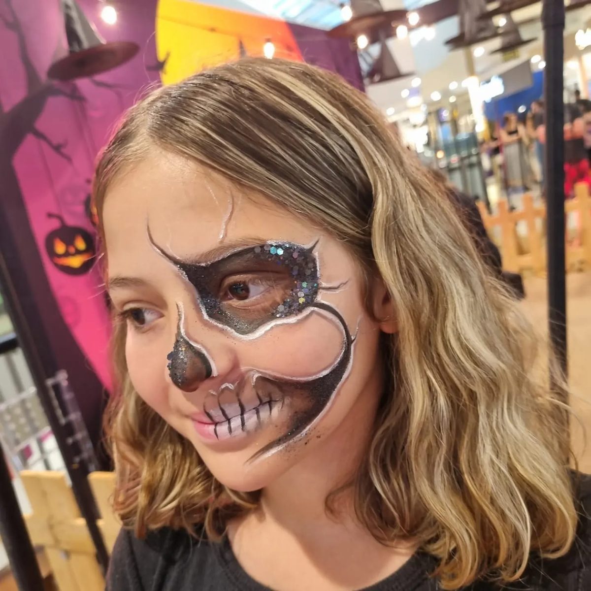 Maquiagem art&iacute;stica de Halloween